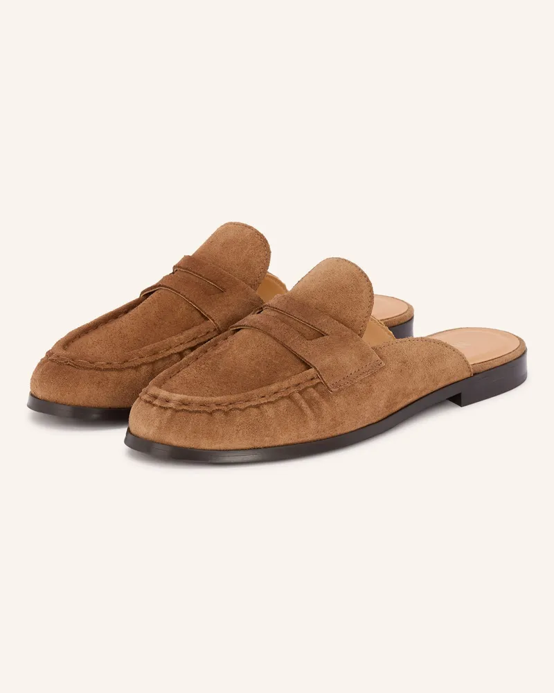 Mrs & HUGS Mules Cognac