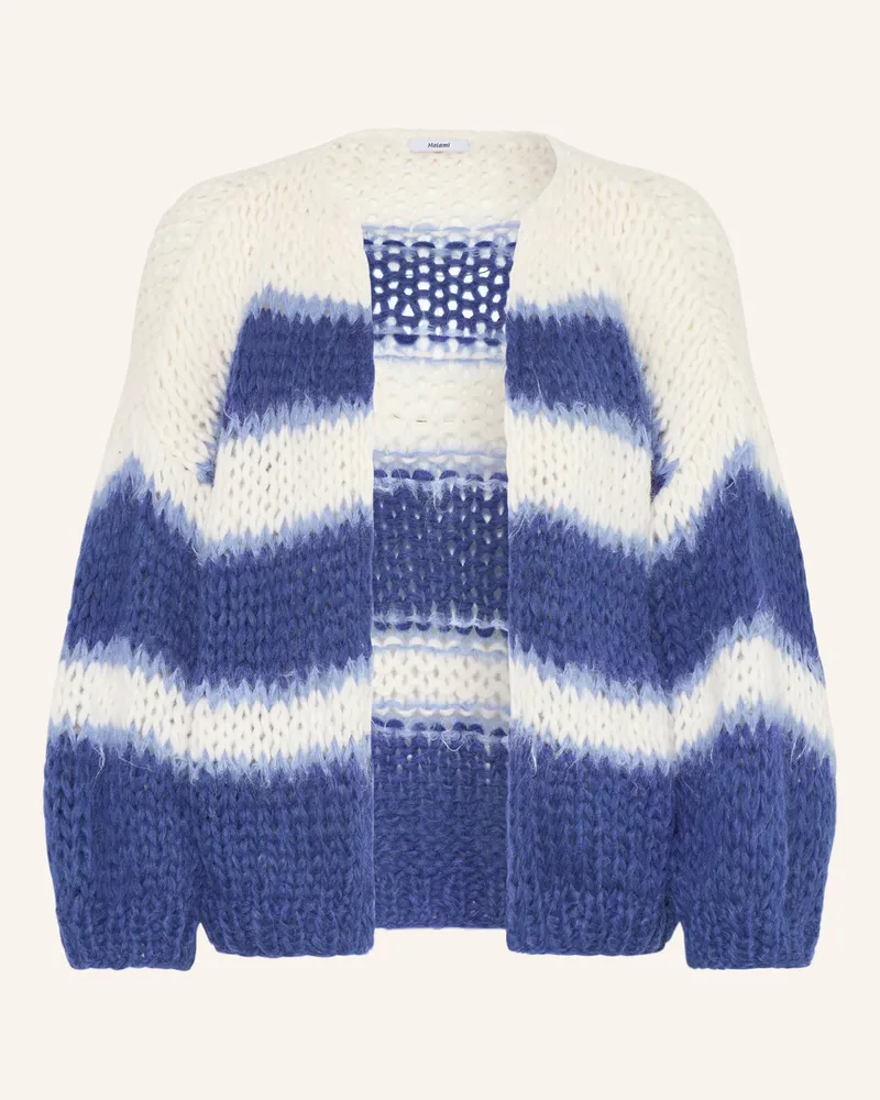 MAIAMI Strickhülle aus Alpaka Blau