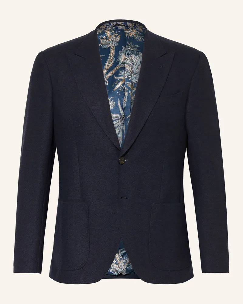 Etro Flanellsakko Slim Fit blau B0065