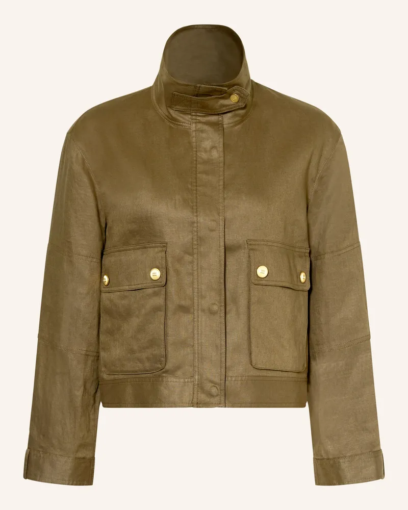 Tommy Hilfiger Leinenjacke Khaki