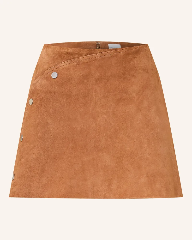 Claudie Pierlot Lederrock Camel