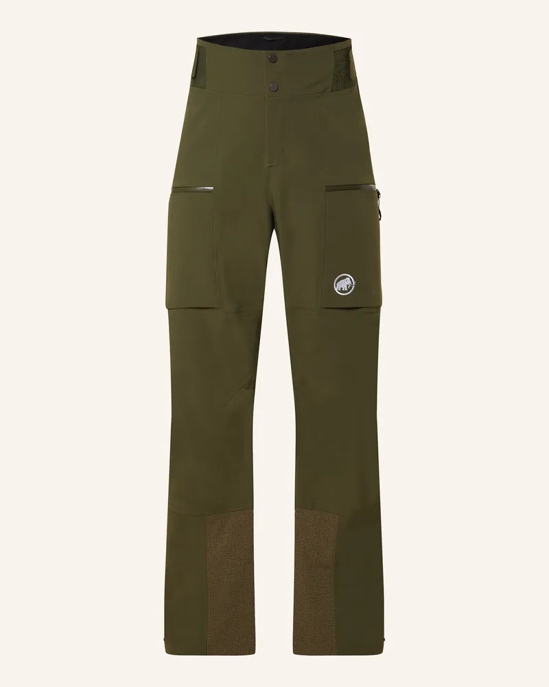 Mammut Hardshell-Skihose STONEY HS Dunkelgrün