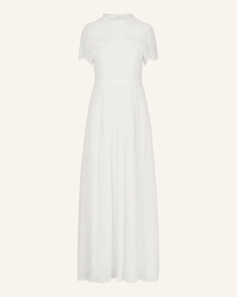Apart langes Hochzeitskleid Creme