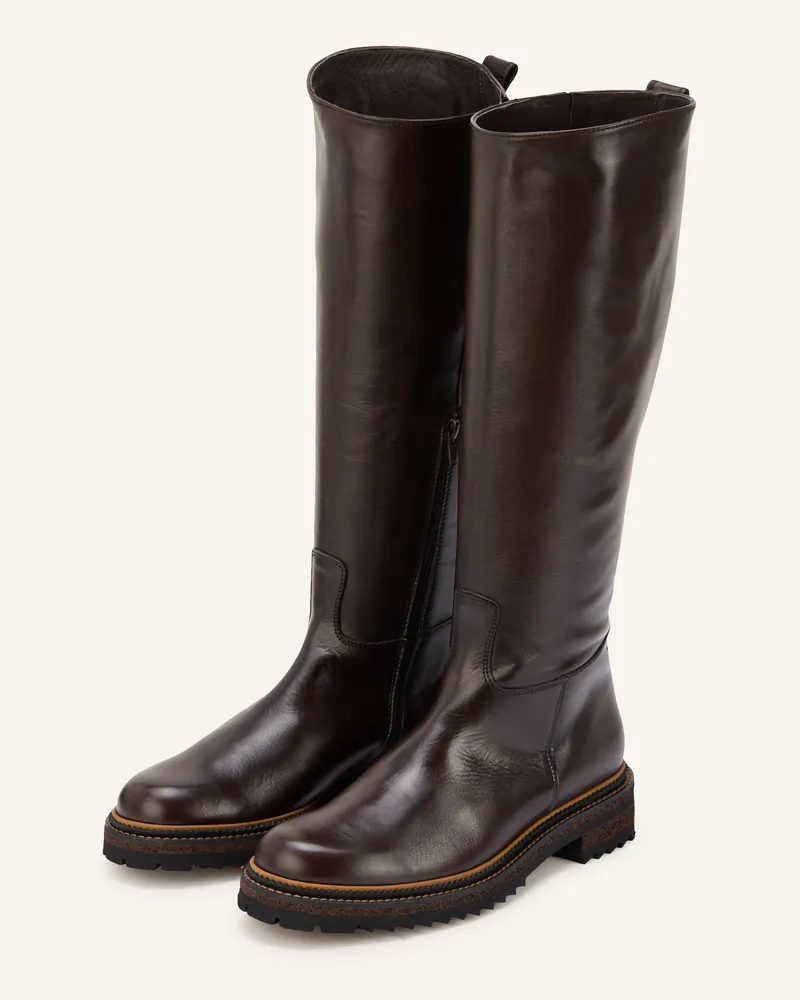 Pertini Stiefel braun Dunkelbraun
