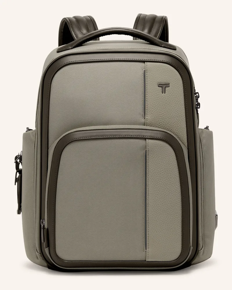 Tumi Arrivé Rucksack Barker Large Mit Laptop-Fach beige Taupe