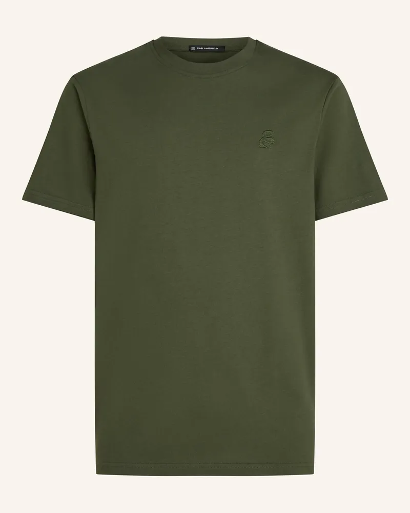 Karl Lagerfeld T-Shirt gruen Dunkelgrün