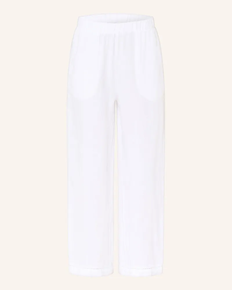 Maerz 7/8-Hose Aus Leinen weiss Weiss