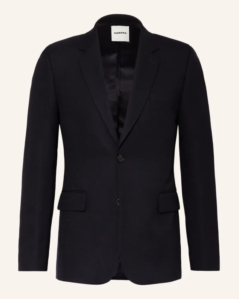 Sandro Anzugsakko Extra Slim Fit blau Dunkelblau