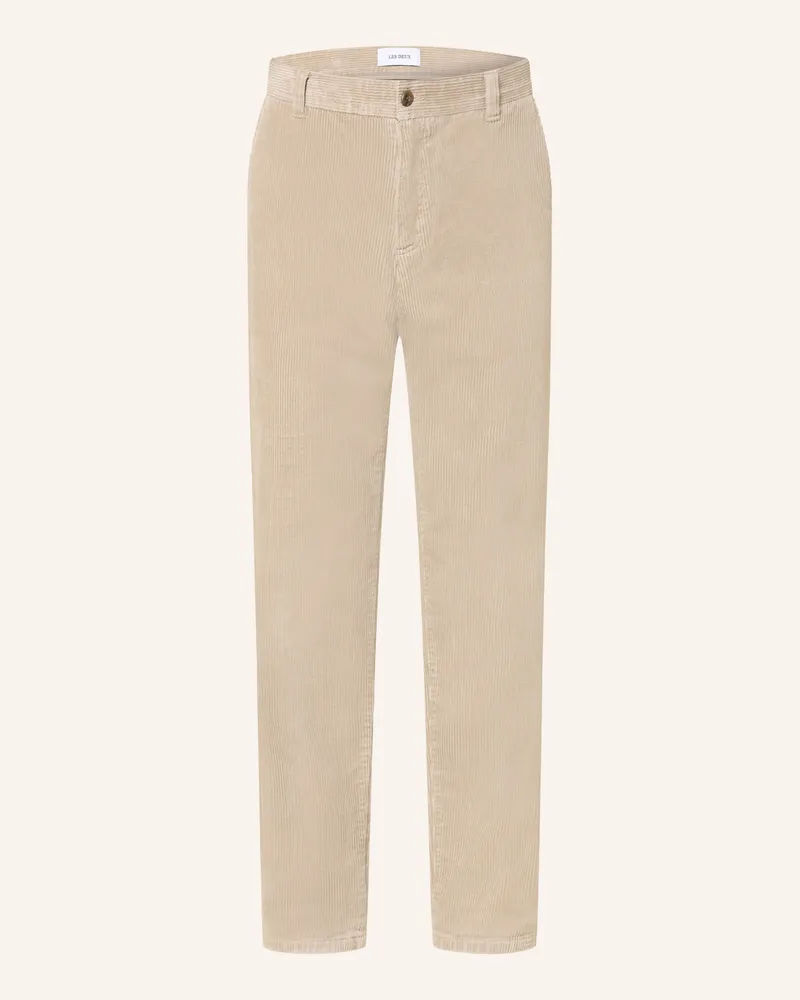 LES DEUX Cordhose Loose Fit weiss Beige