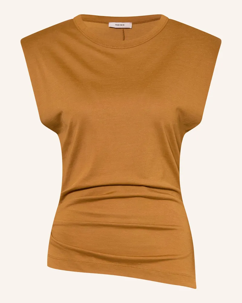 Reiss Top JADE Cognac