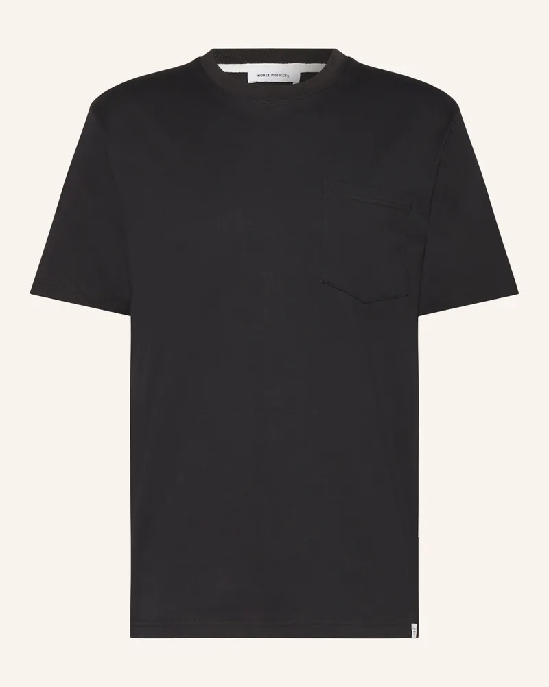 Norse Projects T-Shirt JOHANNES Schwarz