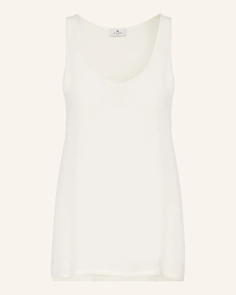 Etro Seidentop weiss 990