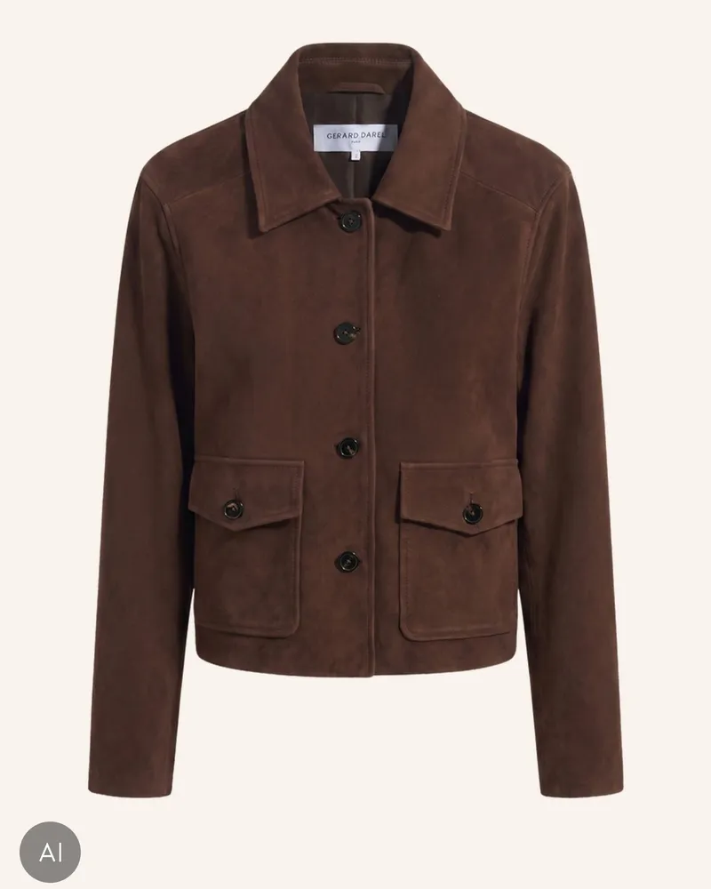 Gerard Darel Jacke Pola braun Hellbraun