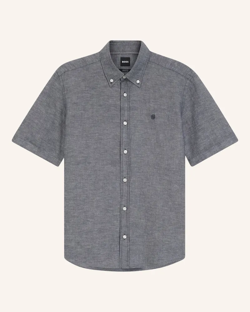 HUGO BOSS Casual Hemd H-Liam-Bd-Sh-E-C-262 Regular Fit blau Dunkelblau