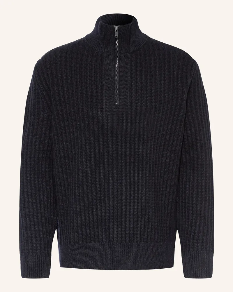 HUGO BOSS Troyer Kwinter blau Dunkelblau