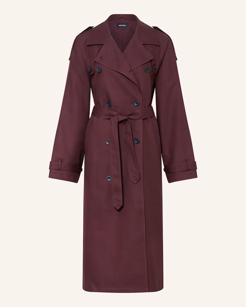 MEOTINE Trenchcoat BOBBY Dunkelrot