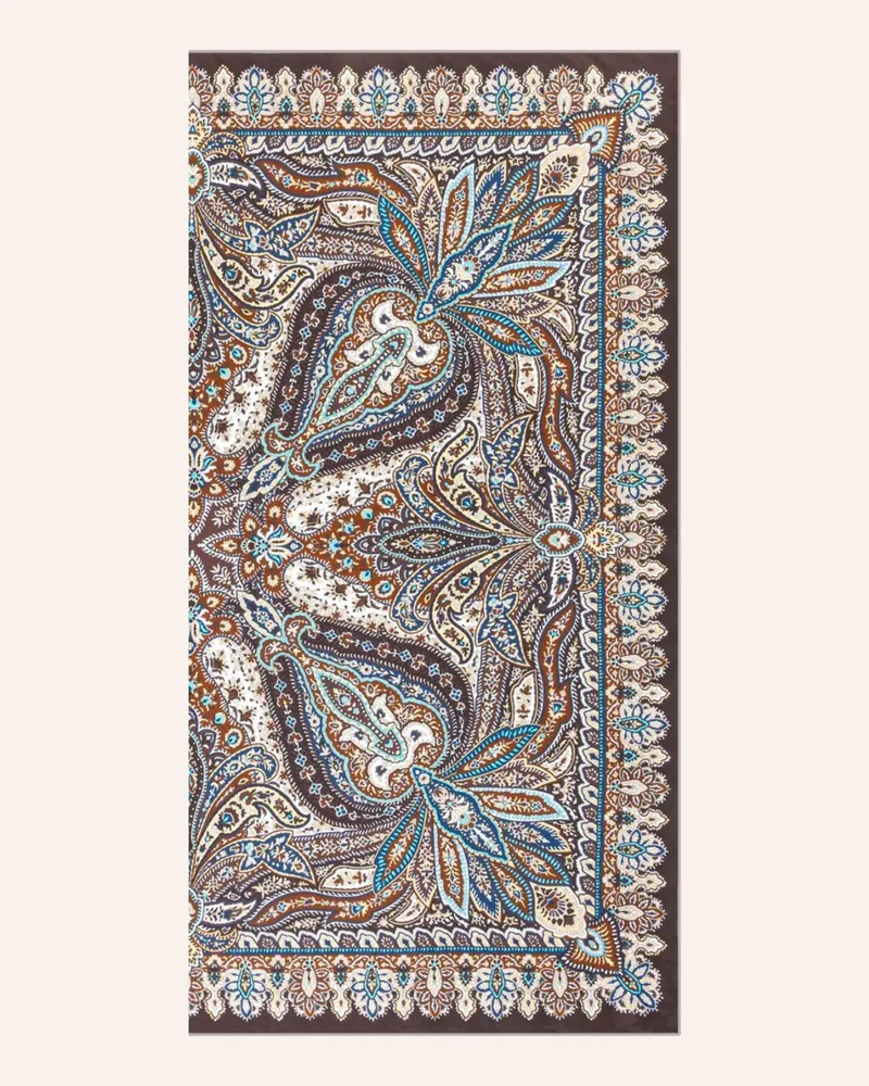 Roeckl Tücher Flourishing Paisley braun Braun