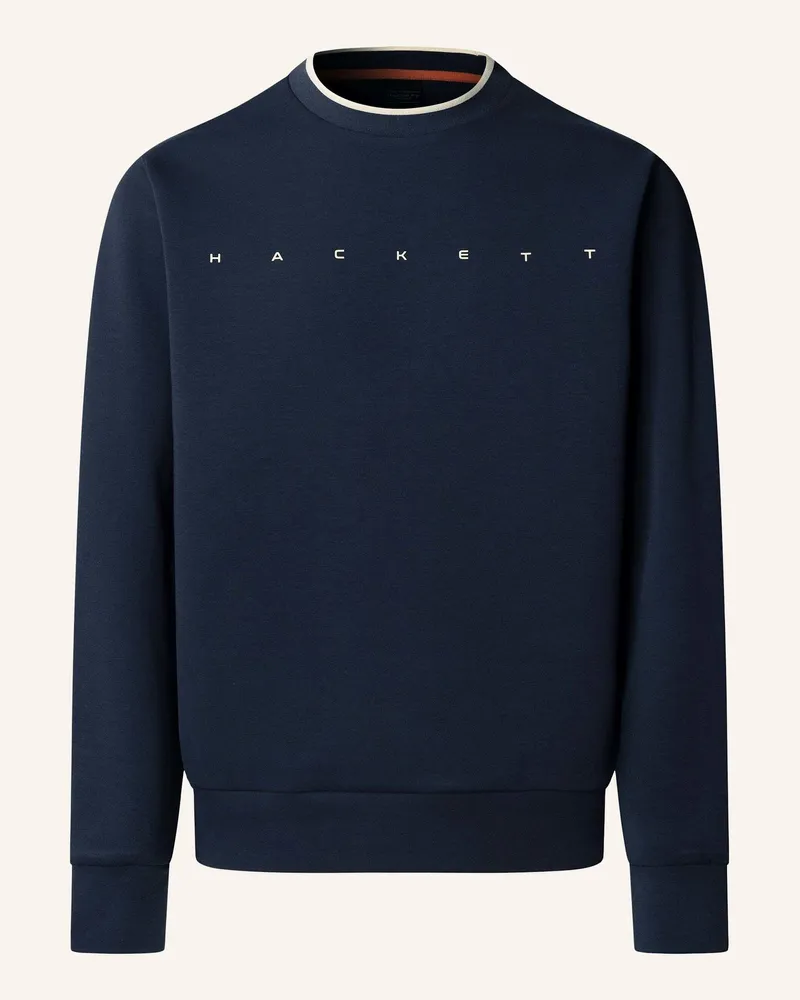 Hackett Sweatshirt Hs Essential Crew blau Dunkelblau