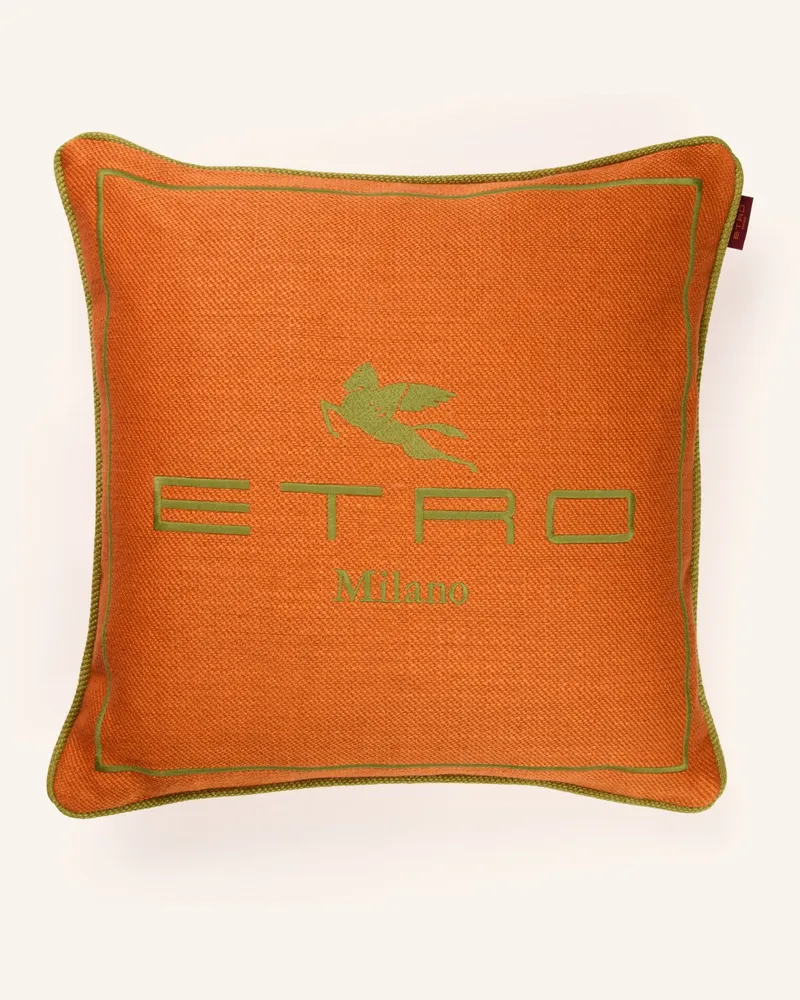 Etro Dekokissen orange Orange
