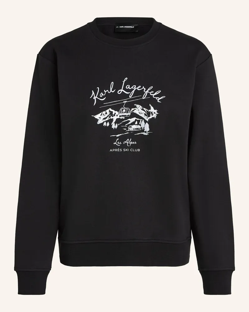 Karl Lagerfeld Sweatshirt schwarz Schwarz