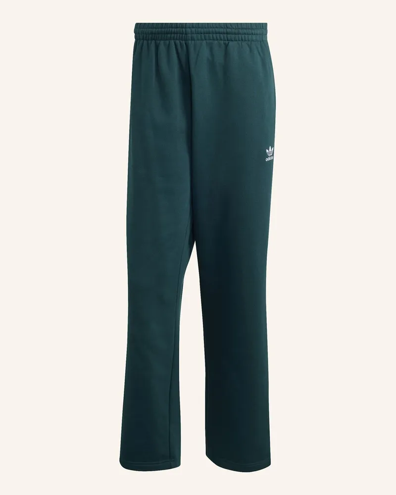 adidas TREFOIL ESSENTIALS OPEN HEM HOSE Grün