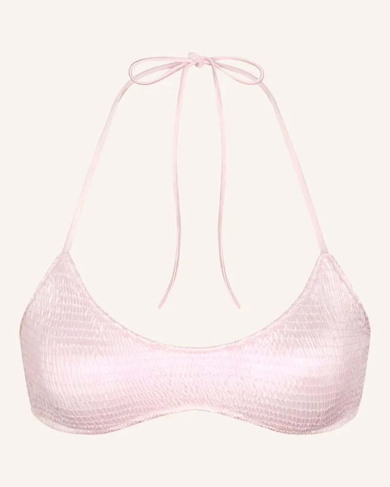 SKIMS Neckholder-Bikini-Top Satin Swim pink Cbm