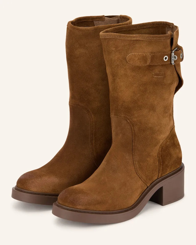 ba&sh Biker Boots Cameron braun Braun
