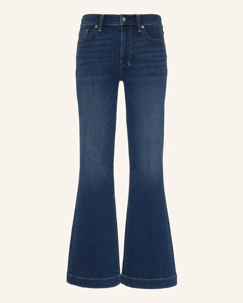 7 for all mankind Jeans DOJO TAILORLESS Flare Fit Blau