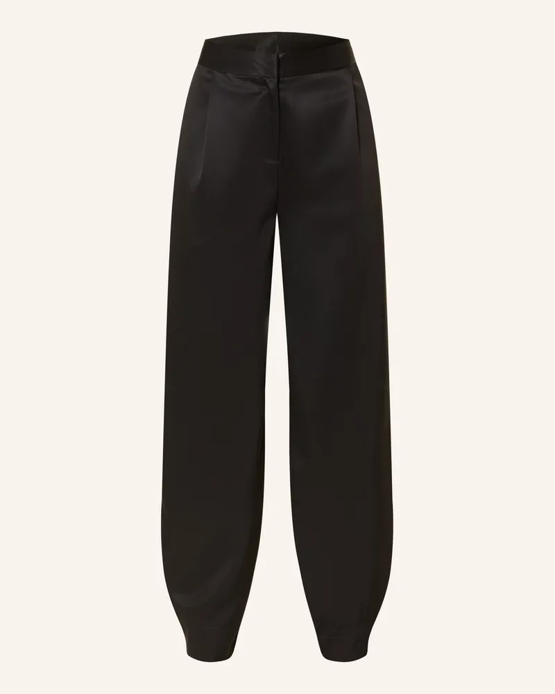 Darling Harbour Satinhose schwarz Black