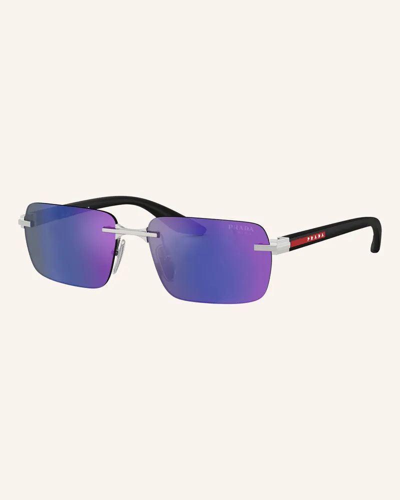 Prada Sonnenbrille Ps c52s silber Silber