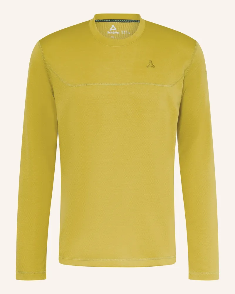Schöffel Longsleeve Circ Smue gelb Dunkelgelb