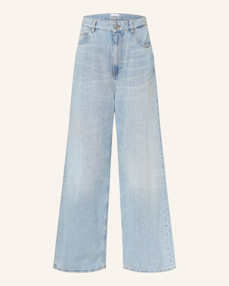 Ganni Wide Leg Jeans Marri 2.0 blau 565