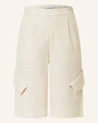 MAC Jeans Strickshorts Weiss