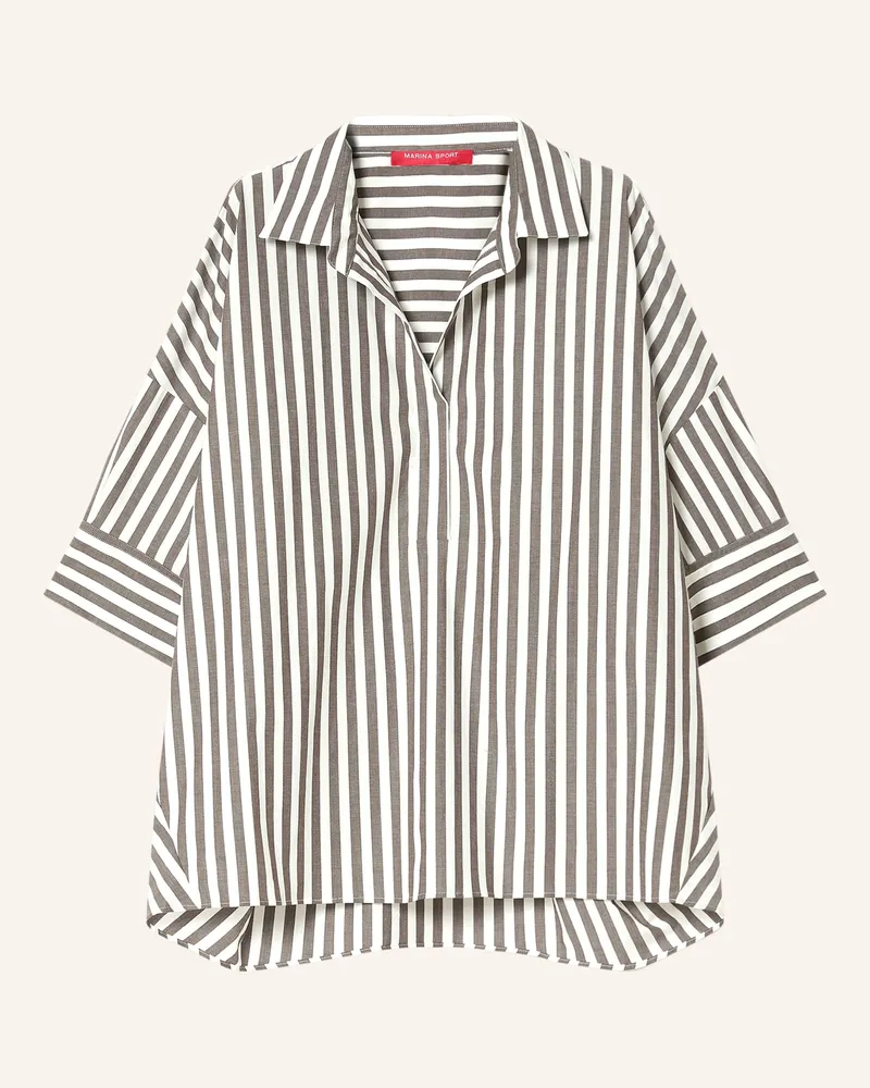 Marina Rinaldi Hemdbluse Boa Mit 3/4-Arm braun Braun