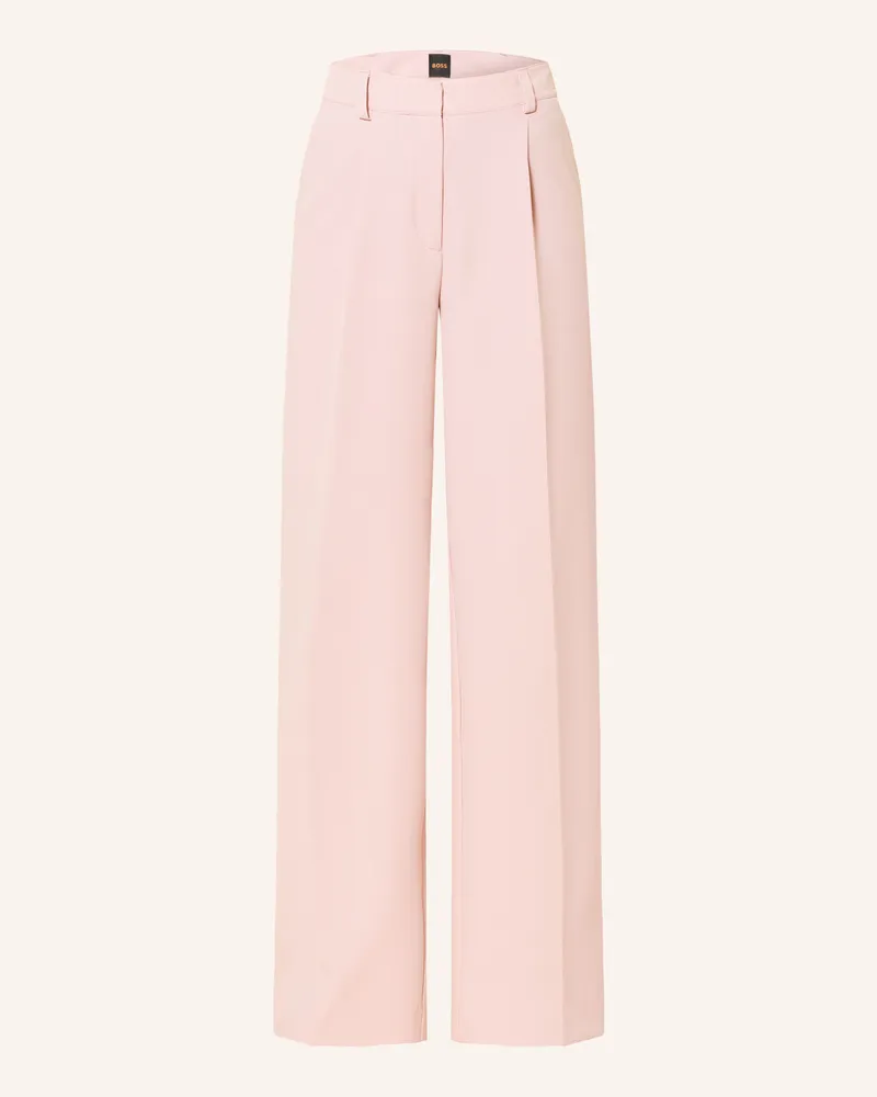 HUGO BOSS Marlenehose Tiwi rosa Hellrosa