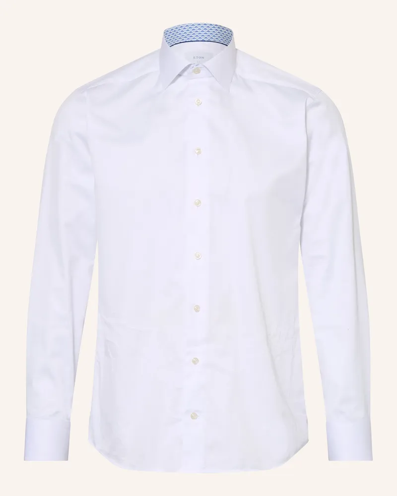Eton Hemd Slim Fit weiss Weiss