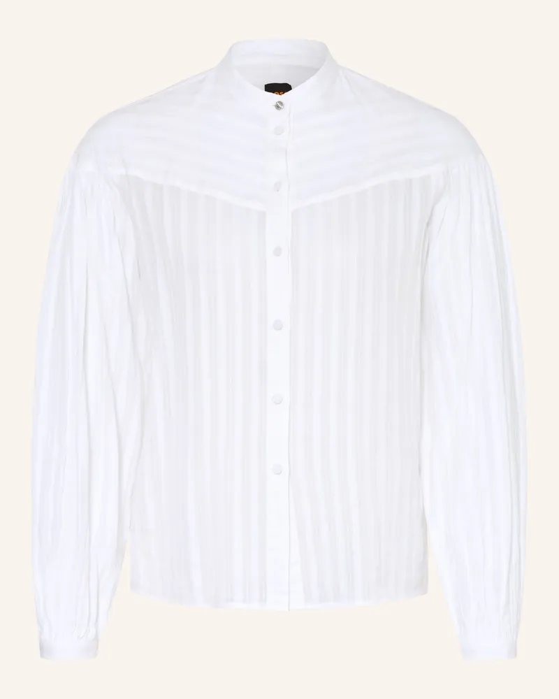 HUGO BOSS Bluse Bilmant weiss Weiss