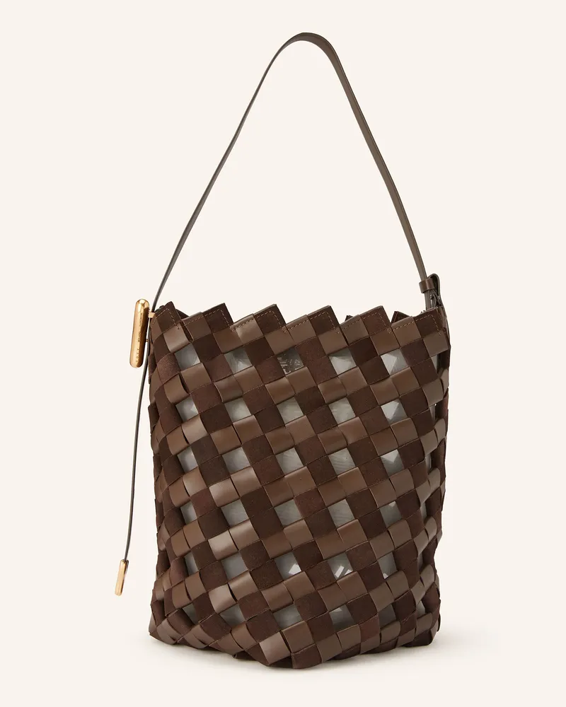 BOYY Beuteltasche Dunkelbraun