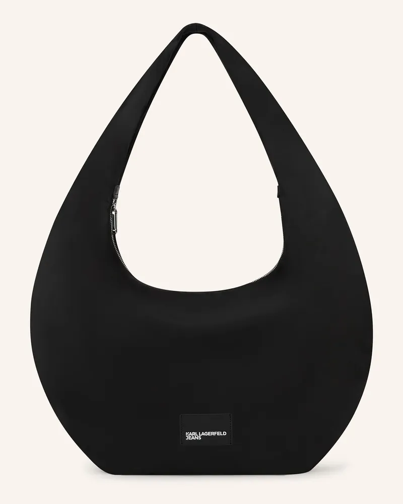 Karl Lagerfeld Hobo-Bag Schwarz