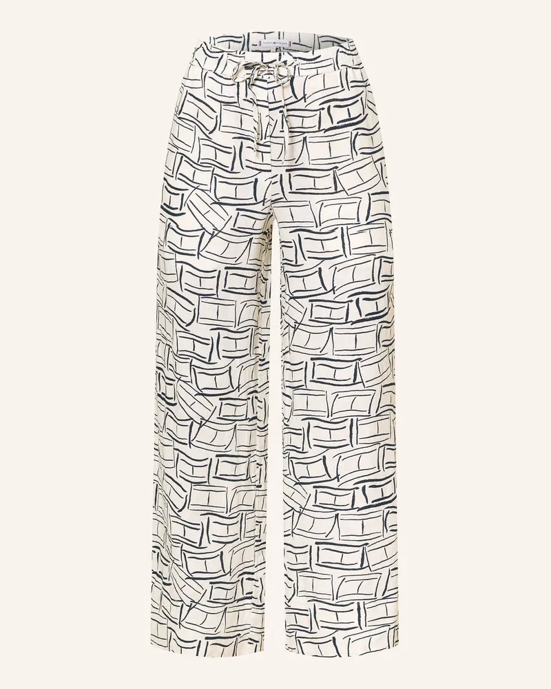 Tommy Hilfiger Leinenhose weiss Weiss