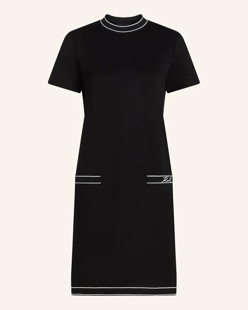 Karl Lagerfeld Kleid schwarz Schwarz