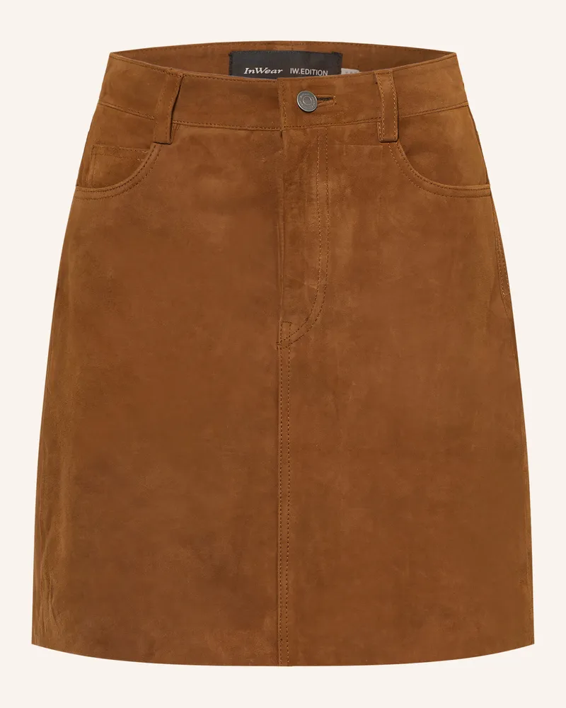 InWear Lederrock Helkiiw braun Cognac