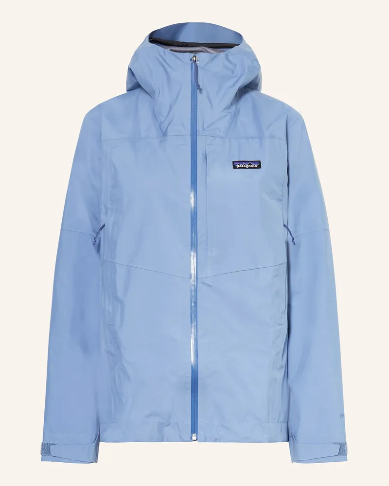 Patagonia Regenjacke blau Blaugrau