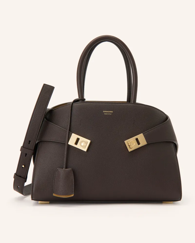 Ferragamo Handtasche Hug braun Dunkelbraun