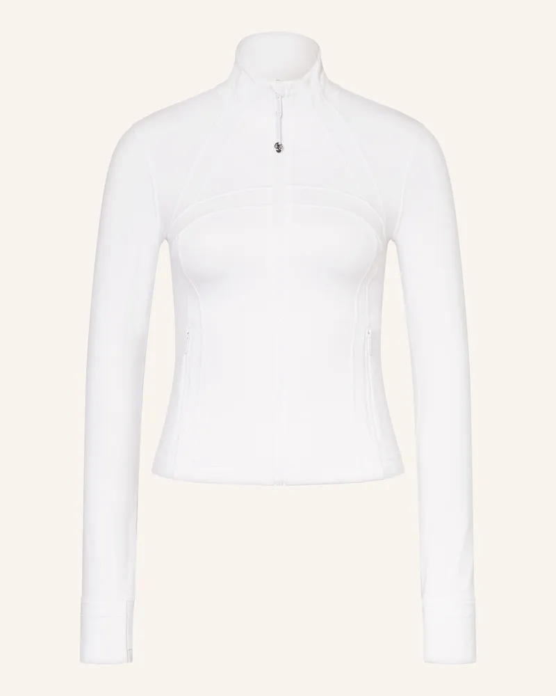 LULULEMON Trainingsjacke Define Cropped weiss Weiss