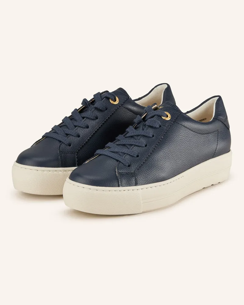 paul green Plateau-Sneaker Maincalf Space blau Dunkelblau