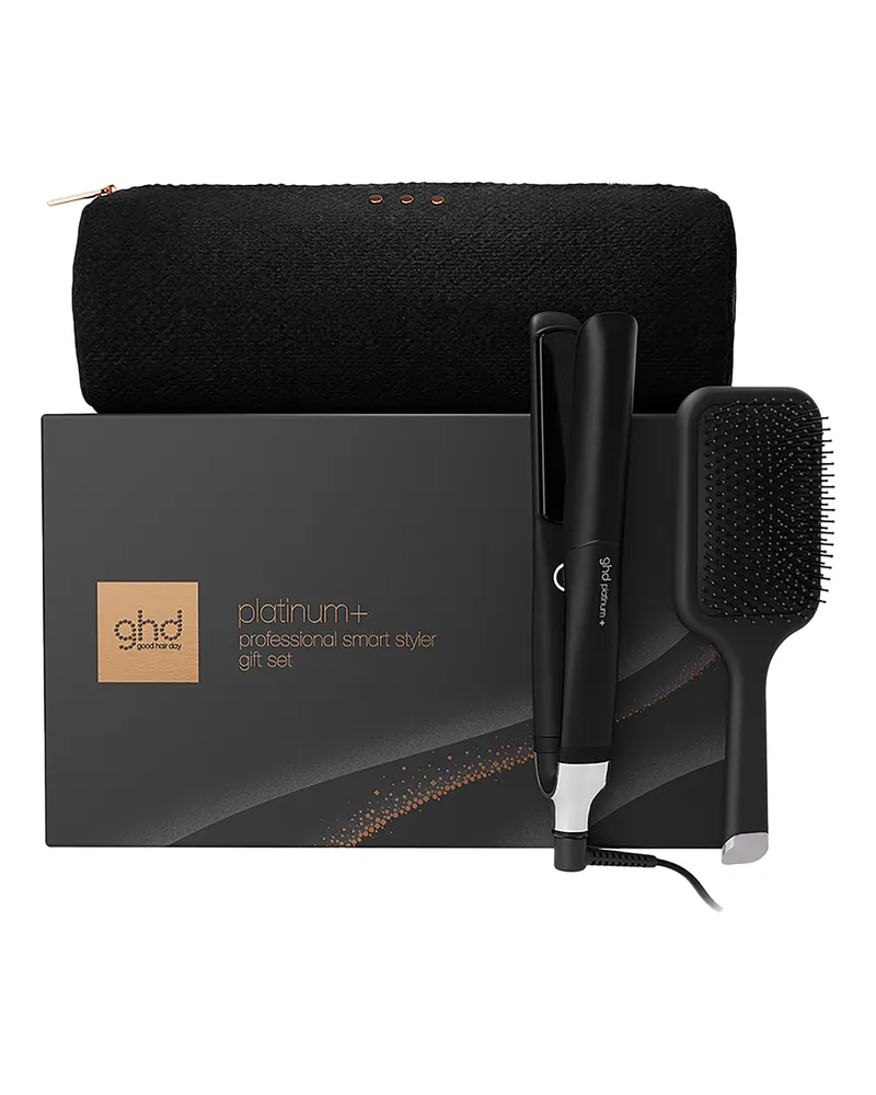 ghd Platinum+ Geschenkset Haarstyling-Set Schwarz