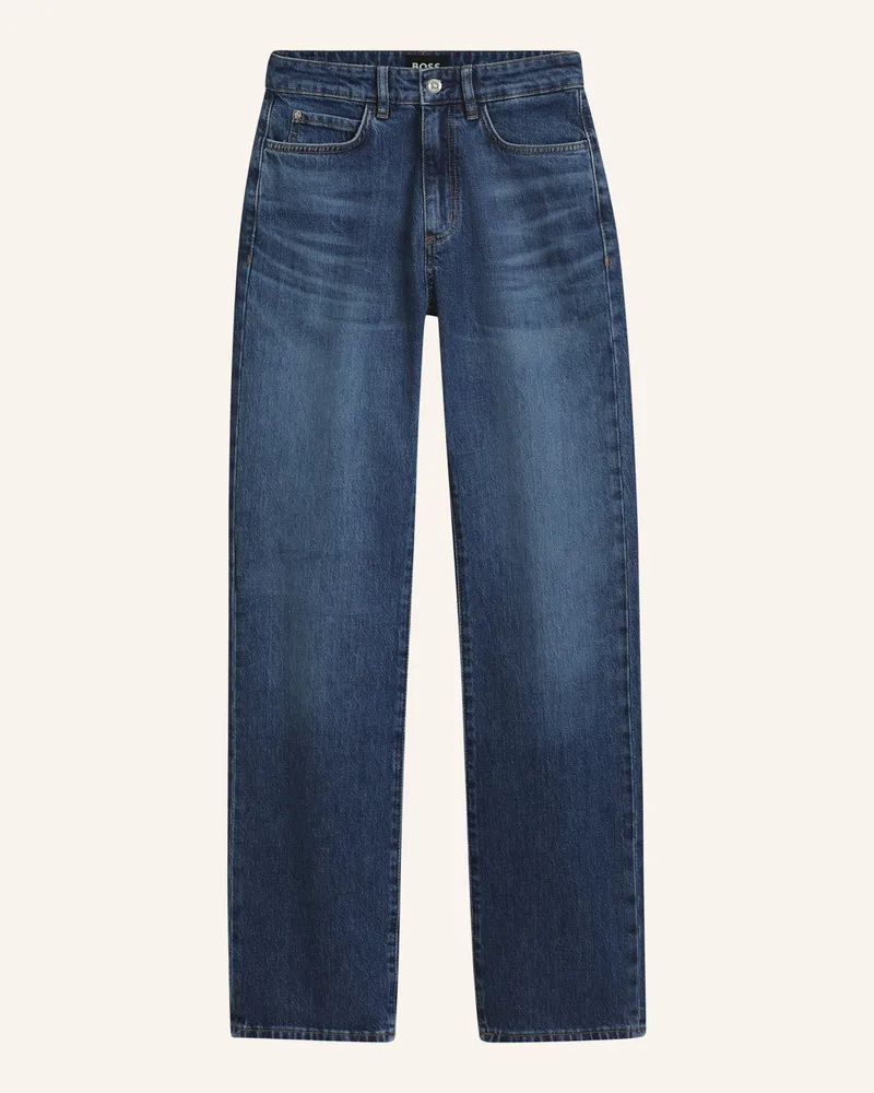 HUGO BOSS Jeans Parkway-Str 1.0 Straight Fit blau Blau