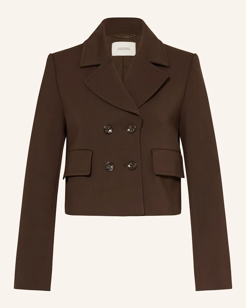 Dorothee Schumacher Cropped-Blazer Emotional Essence braun Braun