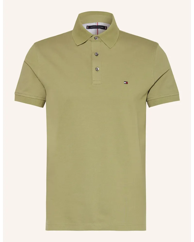 Tommy Hilfiger Piqué-Poloshirt Slim Fit Gruen